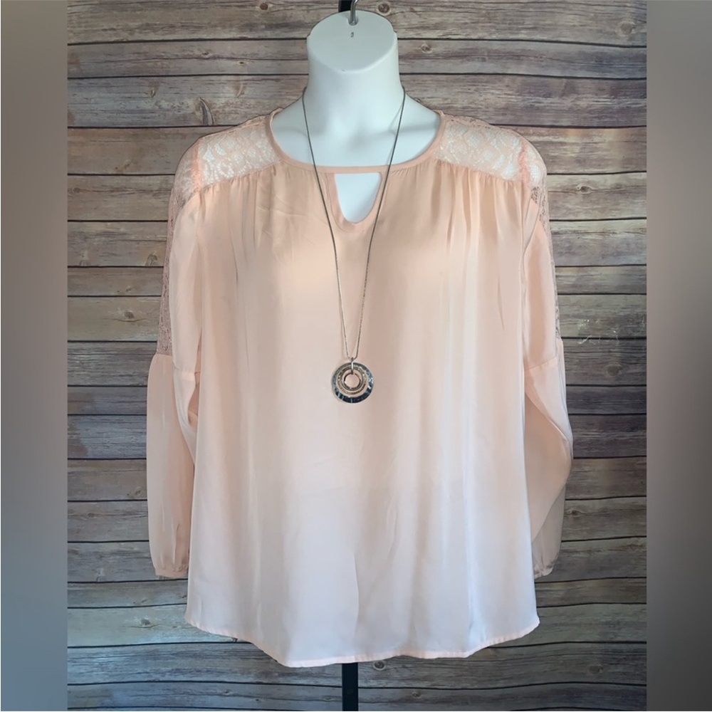 Ellos Relaxed Pleated Blouse - Size 18